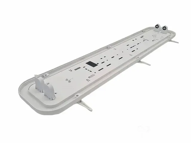120cm pro design dubbele led tl t8 armaturen waterdicht wit met reflector - afbeelding 3 van  5
