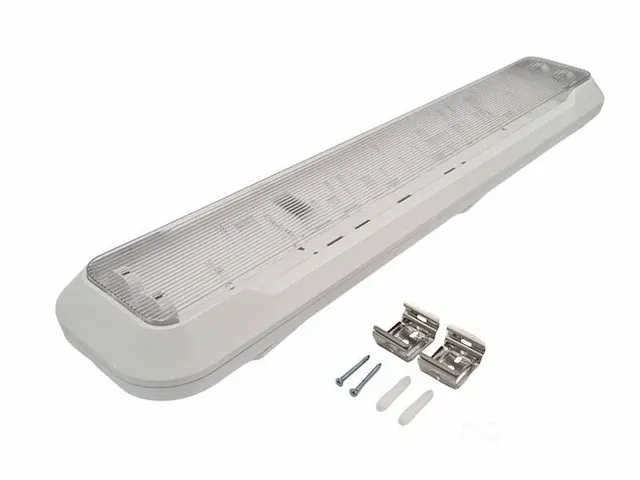 120cm pro design dubbele led tl t8 armaturen waterdicht wit met reflector - afbeelding 5 van  5