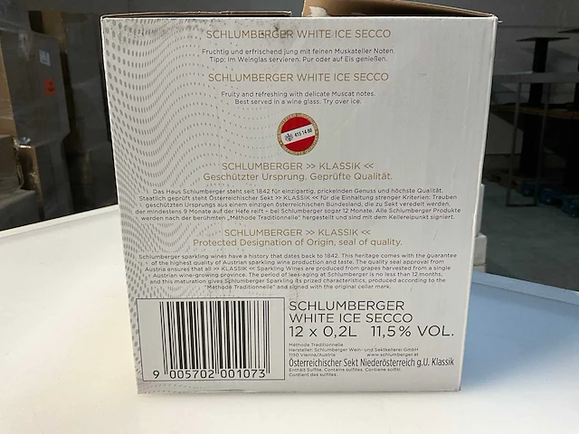 120x fles schlumberger white ice secco - afbeelding 5 van  5