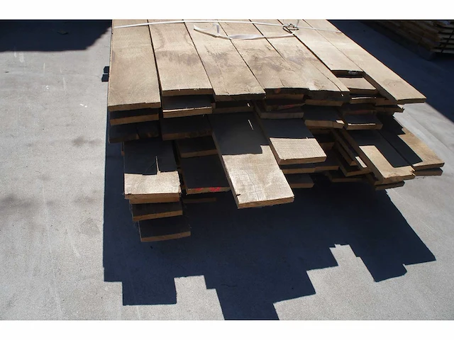 1,22 m³ eiken planken 22mm droog - afbeelding 4 van  4