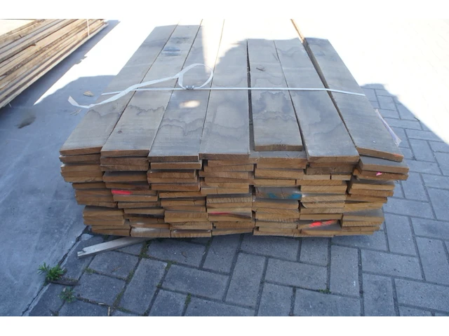 1,22 m³ eiken planken 22mm droog - afbeelding 3 van  4