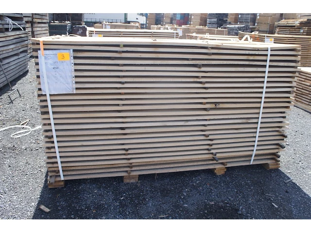 1,22 m³ eiken planken 22mm - afbeelding 1 van  5