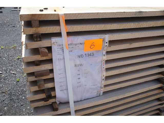 1,22 m³ eiken planken 22mm - afbeelding 2 van  4
