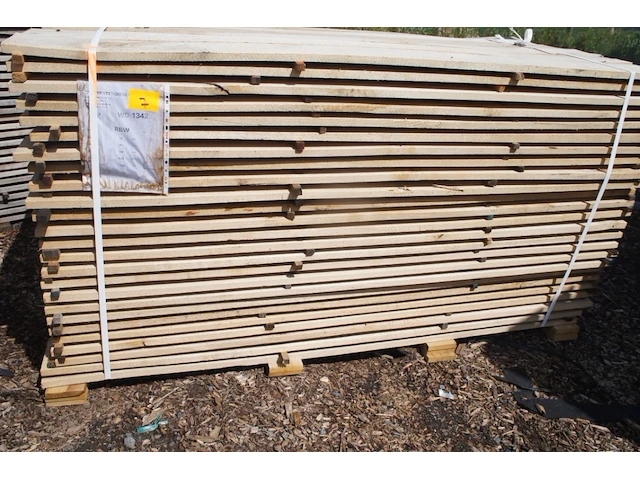 1,22 m³ eiken planken 22mm - afbeelding 1 van  5