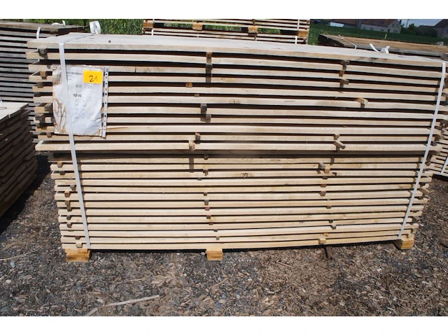 1,22 m³ eiken planken 22mm - afbeelding 1 van  4