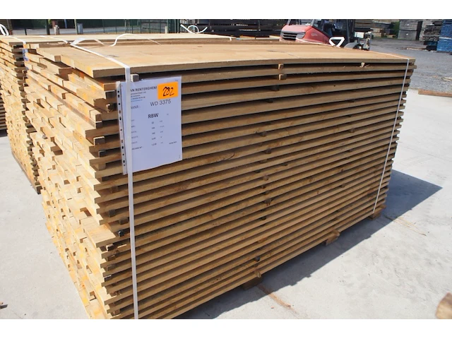 1,22 m³ eiken planken 22mm - afbeelding 1 van  4