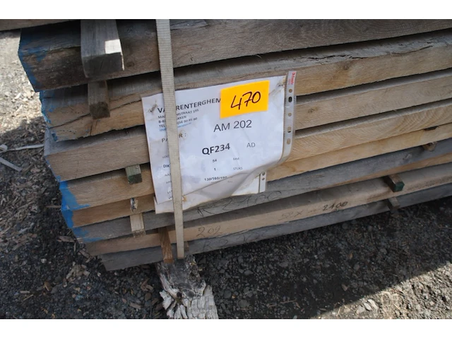 1,23 m³ eiken planken 54mm - afbeelding 2 van  8