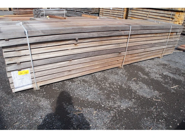 1,23 m³ padouk 65mm - afbeelding 1 van  4