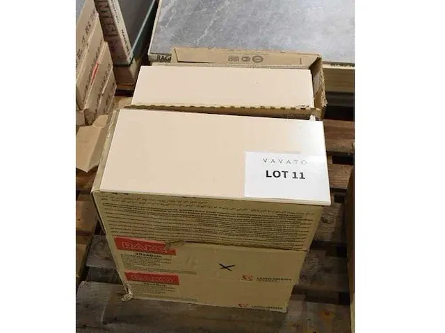 12,32m² - 20x40 cm - color one beige mat - rako - afbeelding 2 van  3