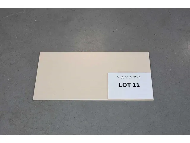 12,32m² - 20x40 cm - color one beige mat - rako - afbeelding 3 van  3