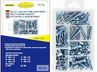 125delige set boutjes en moeren - afbeelding 1 van  3