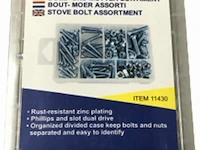 125delige set boutjes en moeren - afbeelding 3 van  3