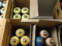 125x 400 ml spuitbus gold nc.acrylic professional spray paint - afbeelding 3 van  7