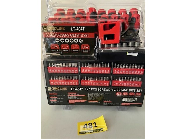 126 delige schroevendraaier en bitsenset - afbeelding 3 van  3