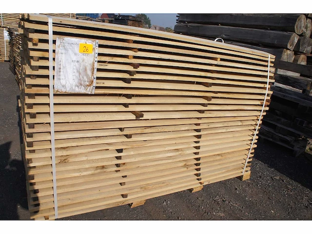 1,26 m³ eiken planken 22mm - afbeelding 1 van  5