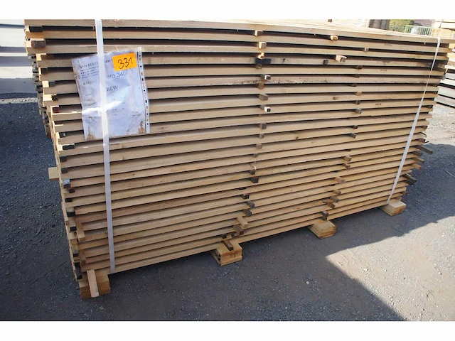 1,26 m³ eiken planken 22mm - afbeelding 1 van  4