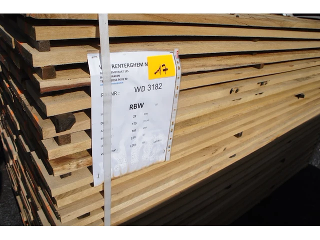 1,26 m³ eiken planken - afbeelding 2 van  5