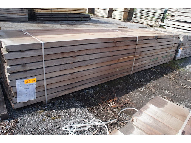 1,26 m³ padouk 65mm - afbeelding 1 van  5