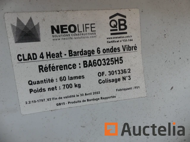 126 neolife beklede composiet gevelbekledingspanelen met 4 koppen - afbeelding 1 van  6
