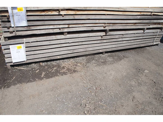 1,27 m³ eiken planken 54mm - afbeelding 1 van  4