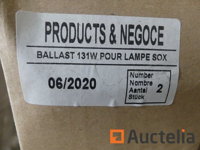 128 voorschakelapparaten 131w voor sox lamp product & negoce - afbeelding 3 van  6