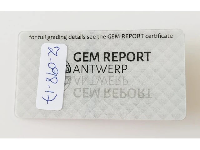 1.29ct fancy to fancy vivid pink vs-si with gra certificate - afbeelding 3 van  4