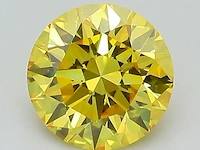 1.29ct fancy vivid yellow vs1 with igi certificate - afbeelding 1 van  4