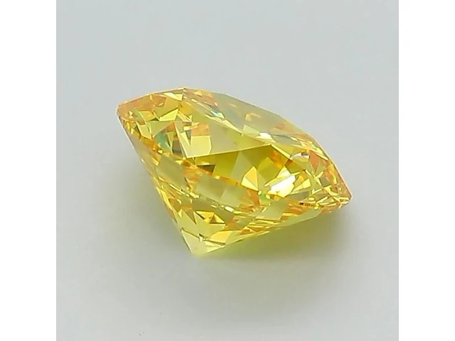 1.29ct fancy vivid yellow vs1 with igi certificate - afbeelding 3 van  4
