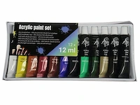 12delige verfset acryl - afbeelding 1 van  1