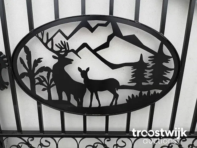 12ft deer design gate - afbeelding 6 van  8