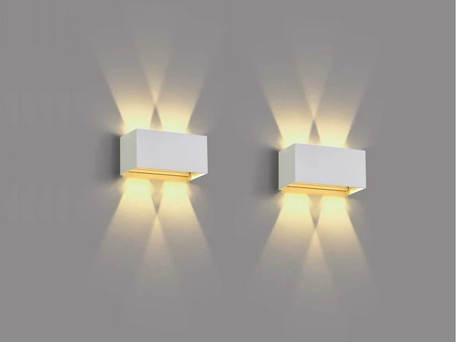 12w led wandlamp 4 licht verstelbaar waterdicht (6x) - afbeelding 5 van  10