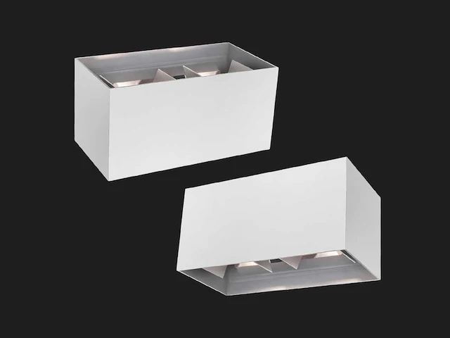 12w led wandlamp 4 licht verstelbaar waterdicht (6x) - afbeelding 8 van  10