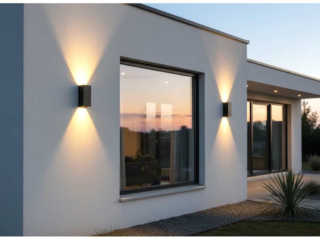 12w led wandlamp duo licht verstelbaar waterdicht (30x) - afbeelding 1 van  6