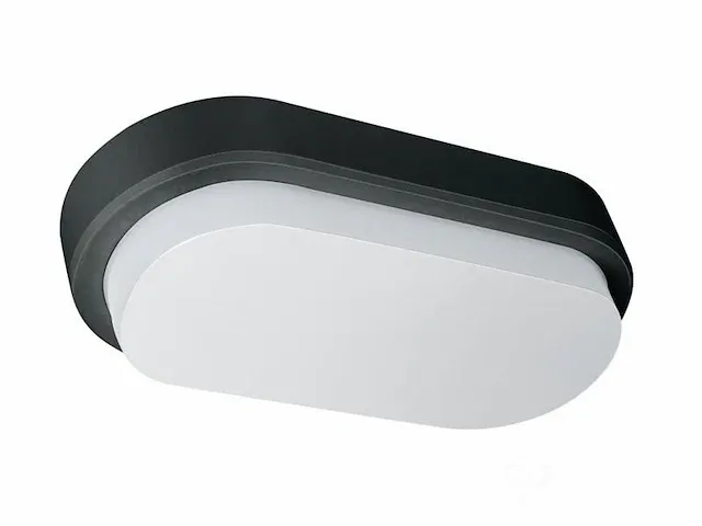 12w opbouw design led panelen ovaal waterdicht 3000k - afbeelding 3 van  6