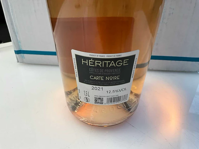 12x 1,5l fles rose wijn heritage carte noire 2021 - afbeelding 3 van  7