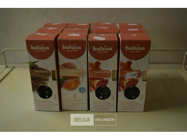 12x bolsius geurstokjes div geuren - afbeelding 1 van  3