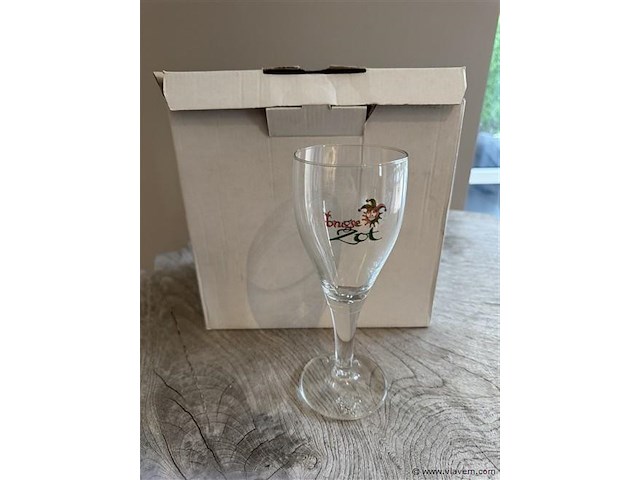 12x brugse zot glazen - afbeelding 1 van  1