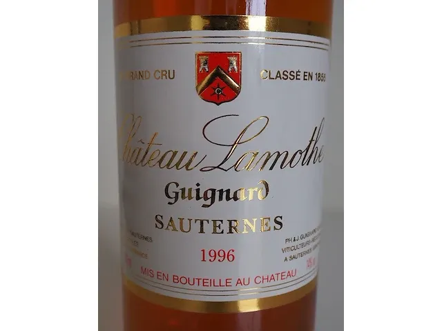 12x château lamothe-guignard - sauternes 1996 - afbeelding 2 van  2