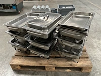12x diverse chafing dishes - afbeelding 1 van  5