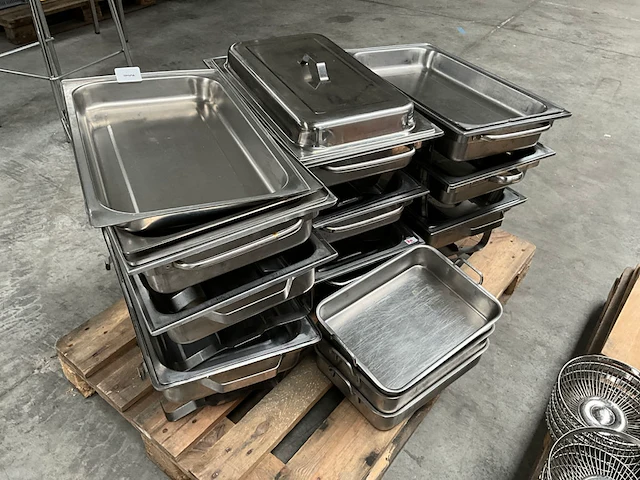 12x diverse chafing dishes - afbeelding 2 van  5