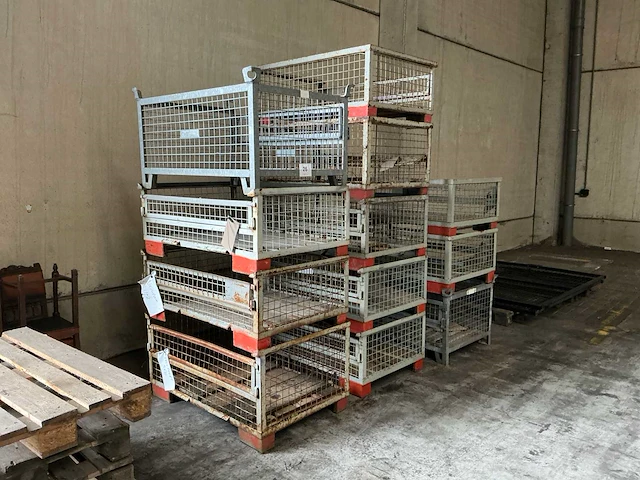 12x diverse metalen stapelbakken - afbeelding 1 van  10