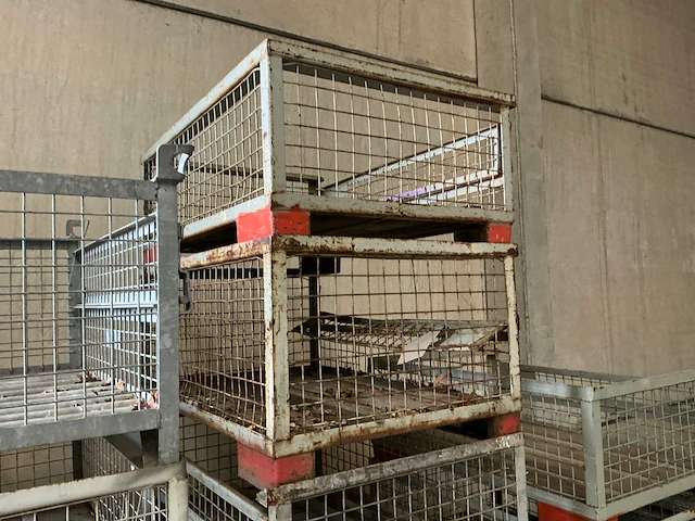 12x diverse metalen stapelbakken - afbeelding 8 van  10
