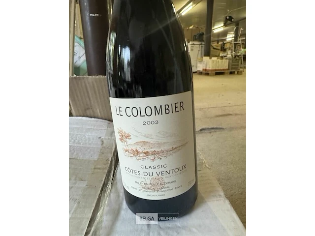 12x fles le colombier 2003 classic cotes du ventoux - afbeelding 3 van  3