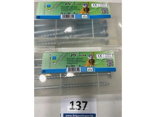 12x houtconstructieschroeven 8 x 160 - afbeelding 3 van  3