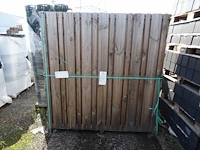 12x houten tuinpaneel - afbeelding 1 van  2