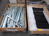 12x pallet metalen onderdelen laadpaalproductie - afbeelding 2 van  9