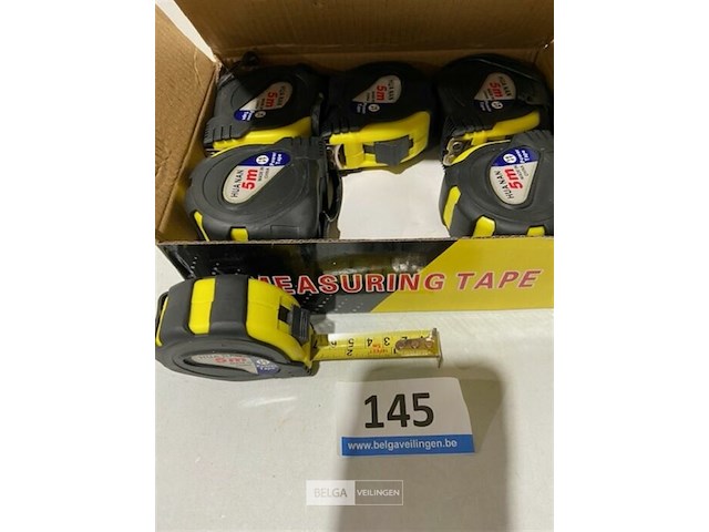 12x rolmeter 5 meter met rem - afbeelding 3 van  3