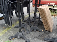 12x stoel + 7x bistro tafel - afbeelding 4 van  6