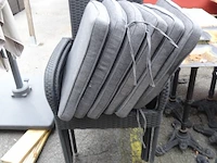 12x stoel + 7x bistro tafel - afbeelding 5 van  6