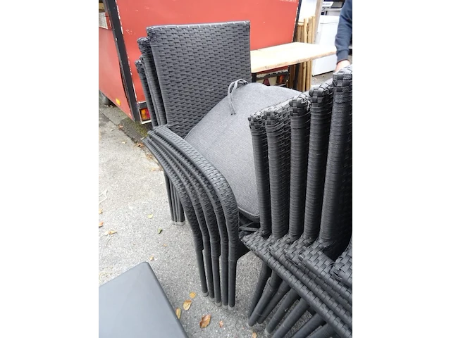 12x stoel + 7x bistro tafel - afbeelding 6 van  6